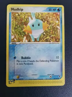 Pokemon Card Mudkip 59/109 EX Ruby & Sapphire Common - Image 1