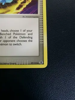 Pokemon Card Trainer Pokemon Reversal 97/112 EX FireRed & LeafGreen Uncommon - Image 5