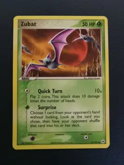 Pokemon Card Zubat 83/101 EX Hidden Legends Common - Image 1