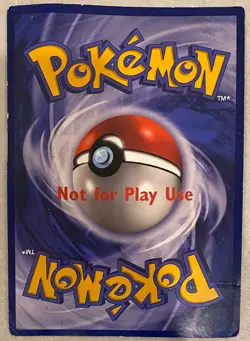 2000 TOP DECK MAGAZINE WOTC POKEMON JUMBO BASE SET PIKACHU PROMO CARD 58/102 HP - Image 2