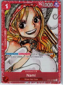 Nami (Premium Card Collection -ONE PIECE FILM RED Edition-) ST01-007 - NM - Image 1