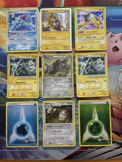 Vintage Pokemon Card Lot Holo Fire Raikou Suicune Steelix Arceus - Image 1