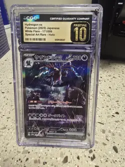CGC Pristine 10 Hydreigon ex 171/086 SV11W Holo Japanese Pokemon Card - Image 1
