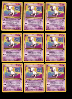 2000 WOTC POKEMON LEAGUE MEW #8 BLACK STAR PROMO LOT OF 50 CARDS UNPLAYED A - Image 4