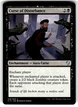 Curse of Disturbance Commander 2017 Regular MTG - Image 1