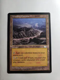MTG, Winding Canyons, Weatherlight expansion, Regular - Image 1