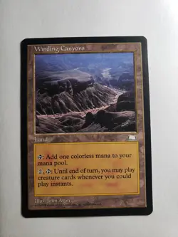 MTG, Winding Canyons, Weatherlight expansion, Regular - Image 5
