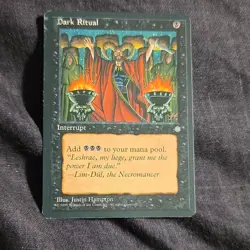 Wizards of the Coast MTG Dark Ritual Ice Age 1995 Instant Black Common Regular - Image 1
