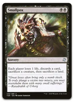 Smallpox #139 (NM) Time Spiral Remastered TSR Magic MTG - Image 1