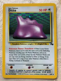 Pokemon Fossil Holo Ditto #3 - Image 1