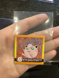 Nintendo Pokemon Artbox Series 1 Sticker Jigglypuff #39 1999 - Image 1