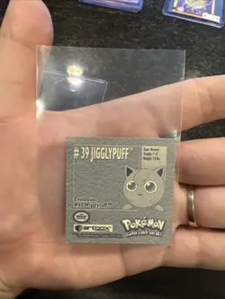 Nintendo Pokemon Artbox Series 1 Sticker Jigglypuff #39 1999 - Image 2