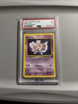 1999 Game Movie Mewtwo Movie Promo #3 Non-Holo PSA 7 - Image 1