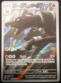 2024 Pokemon Shrouded Fable Houndoom IR 066/064 Holo - Image 1