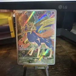 Pokemon TCG Zacian AR 100/094 Phantasmal Flames Mint Condition - Image 1