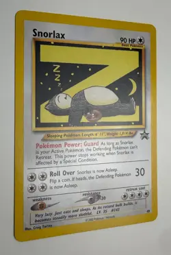 2002 WOTC POKEMON LEAGUE BLACK STAR PROMO SNORLAX #49 SLEEPING SNORLAX - Image 4