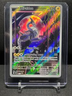 Miraidon SVP 013 Black Star Promo Holo Pokemon 2023 Scarlet & Violet NM - Image 1
