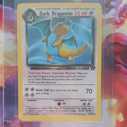 Pokemon 2000 Team Rocket Dark Dragonite 22/82 Rare 70 HP Unlimited Regular - Image 1