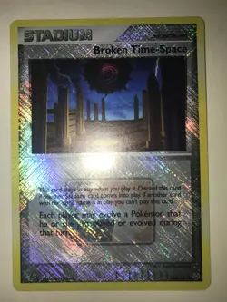 Broken Time-Space 104/127 Crosshatch Holo Pokemon League Promo Pokemon TCG NM - Image 1