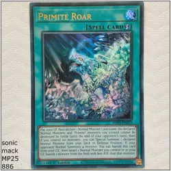 Primite Roar - MP25-EN252 - Ultra Rare 1st Edition Yugioh - Image 1