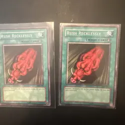 2X Rush Recklessly MRL-043 Unlimited Yugioh! Yu Gi Oh! Rare Nm - Image 1