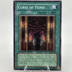 YUGIOH Curse of Fiend Magic Ruler MRL-032 1st Edition Common LP - Image 1