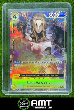 Basil Hawkins - OP10-109 (Alternate Art)Premium Booster One Piece Vol. 2 Foil - Image 1