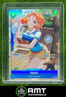 Nami (P-053) (Full Art) P-053 Premium Booster -The Best- Foil One Piece - Image 1