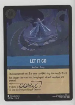 2023 Disney Lorcana - The First Chapter 1 Foil Let It Go #163 - Image 1