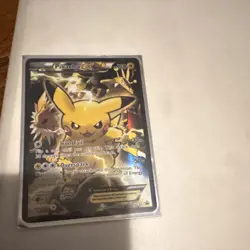 Pokemon Pikachu EX Full Art Holo Promo XY124 Black Star XY Trading Card - Image 1