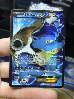 #2 Blastoise EX 142/146 XY Base Set 2014 Full Art Holo Rare Pokemon Card TCG - Image 3