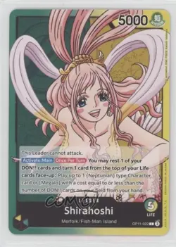 2025 One Piece Card Game: A Fist of Divine Speed OP11 L Shirahoshi #OP11-022 - Image 1