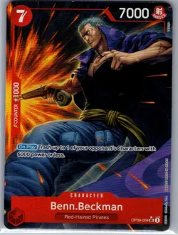 Benn.Beckman (Alt Art) OP09-009 English - One Piece Card - NM - Image 1