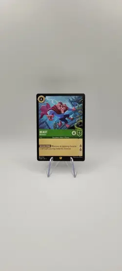 Disney Lorcana TCG: Beast- Relentless 70/204 Legendary Non Foil Card- NM - Image 2