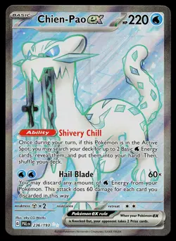 Pokemon Card - Chien-Pao ex Paldea Evolved 236/193 Ultra Rare - Image 1
