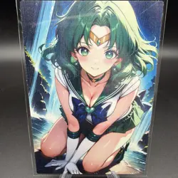 Michiru Kaiou Sailor Neptune Anime Waifu Card Doujin ACG Goddess Holo - Image 1