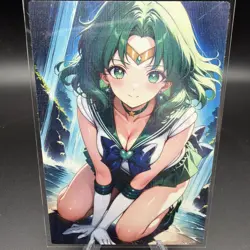 Michiru Kaiou Sailor Neptune Anime Waifu Card Doujin ACG Goddess Holo - Image 2