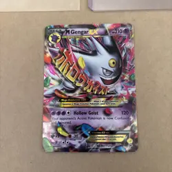 Pokemon M Gengar EX XY166 Mega Evolution Promo Holo 210HP English Card - Image 1
