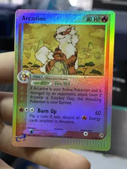 Arcanine 15/100 EX Sandstorm 2003 Reverse Rare Holo e-Series Pokemon Card TCG - Image 3