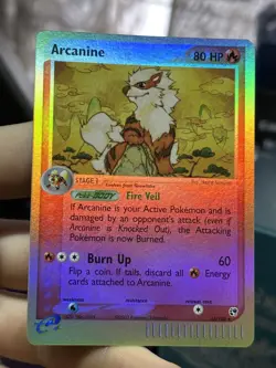 Arcanine 15/100 EX Sandstorm 2003 Reverse Rare Holo e-Series Pokemon Card TCG - Image 5