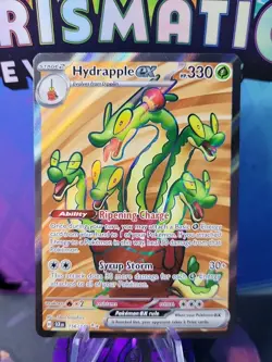 Hydrapple ex 156/142 Stellar Crown ULTRA RARE Holo Pokemon Card NM - Image 1