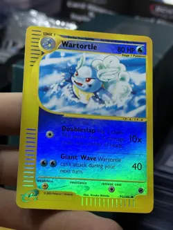 Wartortle 92/165 Expedition 2002 Reverse Holo e-Series Pokemon Card TCG - Image 5