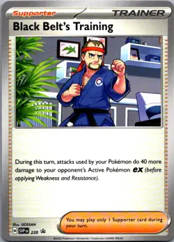 SV: Scarlet & Violet Promo Cards #220 Black Belt's Training - Image 1