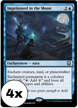 Imprisoned in the Moon - Playset (x4) - Commander: Modern Horizons 3 - Image 1