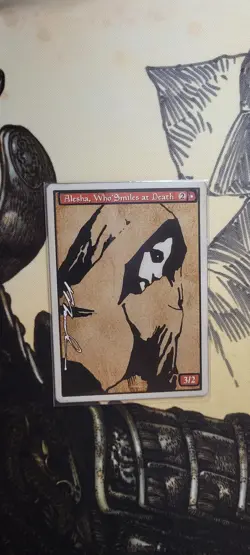 MTG ALTER: Alesha Who Smiles at Death, by Mr. Forest. Full art alter - Image 1