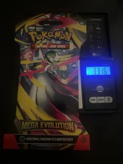 (VERY HEAVY) 33.16g Pokemon TCG Mega Evolution Sleeved Booster Pack (SEALED)✅ - Image 1