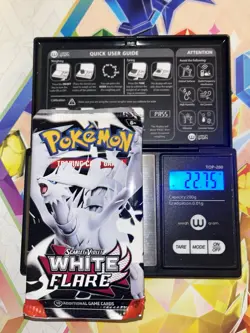 Very Heavy! 22.75g Pokemon TCG SV10.5 White Flare Booster Pack Sealed! - Image 1