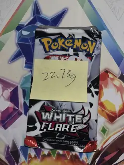 Very Heavy! 22.75g Pokemon TCG SV10.5 White Flare Booster Pack Sealed! - Image 2