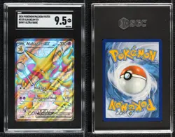 Shiny Ultra Rare Alakazam ex Pokemon Scarlet & Violet Paldean Fates PAF SGC 9.5 - Image 3