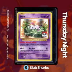 2016 POKEMON XY EVOLUTIONS LEAGUE CHALLENGE PROMO #53/108 MEW PROMO 4TH PLACE - Image 1